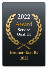 2022 Award  Service Qualität  Bremer-Taxi IG 2022 Bremer-Taxi IG 2022